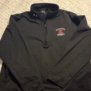 Under Armour Black Quarter Zip Pullover XL